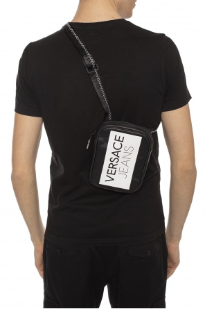 Logo-printed shoulder bag, zdjęcie 2 Logo-printed shoulder bag od Versace Jeans